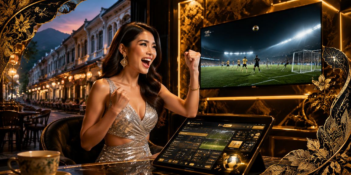 Suasana pertaruhan Ipoh dengan rekaan batik tempatan dan nuansa kasino VIP premium