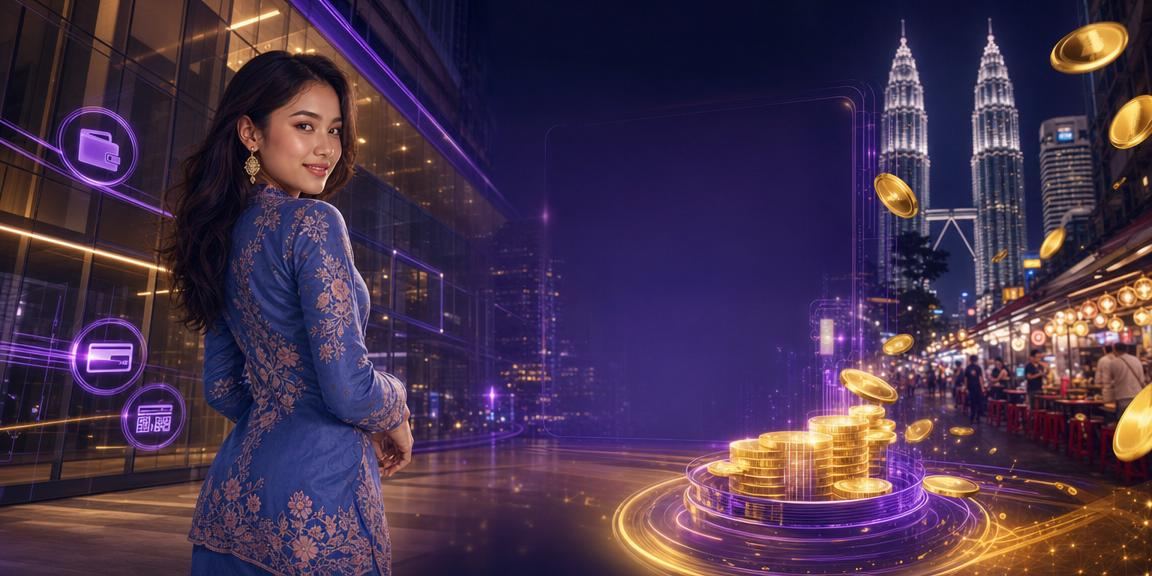 Suasana pertaruhan dalam talian Kuala Lumpur dengan pakaian baju kurung tradisional
