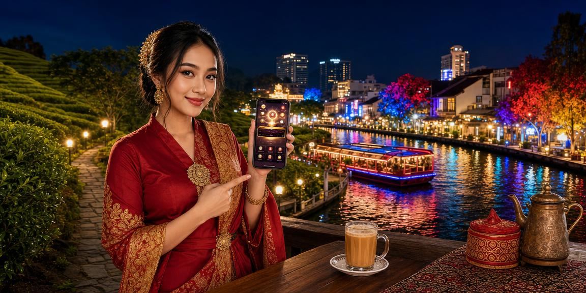 Paparan antara muka kasino mudah alih di Melaka dengan pilihan pembayaran tempatan