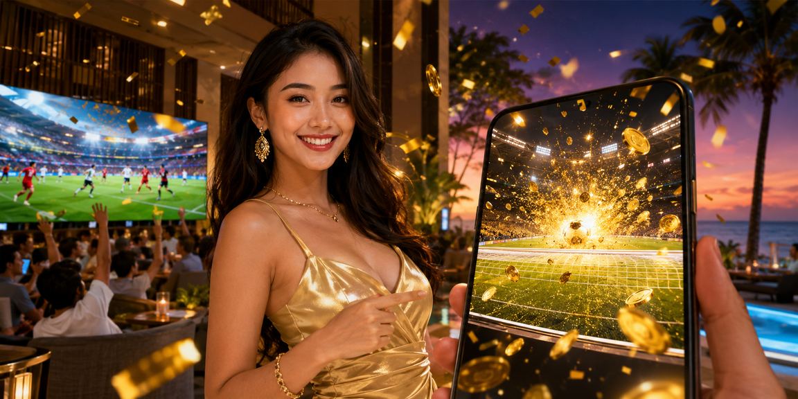 Pertaruhan bola sepak Malaysia dalam suasana yang meriah dan penuh semangat